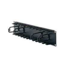 2U Patch Cord Organizer Black