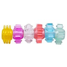 Набор из 6 разноцветных эрекционных колец Enhance 6 Piece Cock Ring Set разноцветный