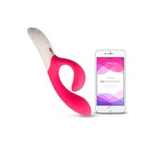 Розовый вибромассажёр с клиторальным отростком We Vibe Nova Pink - 21,5 см. Розовый