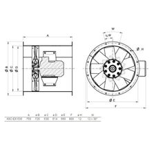 Systemair AXC-EX 630-9 16°-2