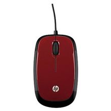 hewlett packard (hp x1200 wired red mouse) h6f01aa#abb