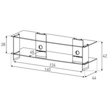 Стойка под телевизор Sonorous PL 3150C-SLV