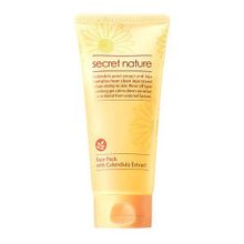 Маска для лица смягчающая с лепестками календулы Secret Nature Face Pack With Calendula Extract 130мл