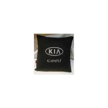 Подушка Kia ceed черная вышивка серебро