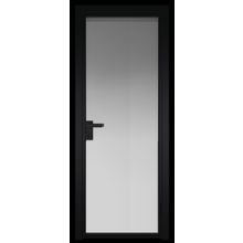  Двери ProfilDoors Модель 1AG Стекло Матовое Цвет профиля Черный матовый
