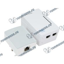 Powerline-адаптер TP-Link "TL-WPA4220KIT" 2 порта 100Мбит сек. + WiFi 300Мбит сек. (ret) [136636]
