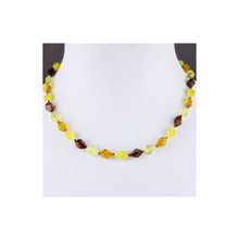 Бусики-Колечки Бусы Янтарь "Кристалл" арт. НЯН-п654