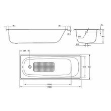 Стальная ванна BLB SG Europa 170х70 B70E22 2.2