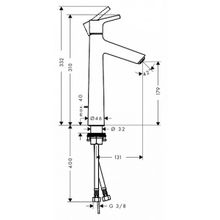 Смеситель Hansgrohe Talis S 72031000 для раковины