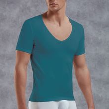 Doreanse Мужская футболка с V-образным вырезом (XL   зеленый)