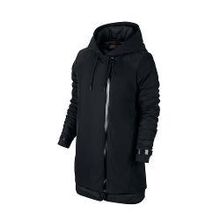 Куртка спортивная NIKE UPTOWN 3-IN-1 SHORT PARKA 683932-010, р. 48-50 (XL), черная, женская