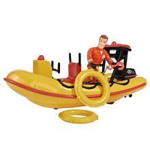 Fireman Sam Пожарный Сэм, Лодка спасателей с акс. + фигурка 9251660