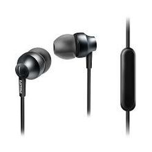 Наушники Philips SHE3855SG 00, черно-серый, с микрофоном
