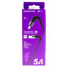 USB-кабель Borofone BX32, 1 метр для iPhone 5 6 черный