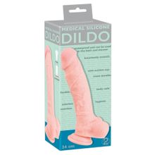 Orion Реалистичный фаллоимитатор Medical Silicone Dildo - 24 см.