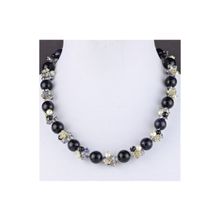 Бусики-Колечки Бусы Авантюрин "Полуночная мелодия" арт. П4361