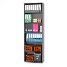 Сокол Офисный стеллаж Сокол ШУ-40, цвет дуб венге, открытый стеллаж ID - 292087