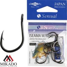 Крючки Mikado SENSUAL - ISEAMA W RING № 3 0 BN (с ушком) ( 10 шт.)