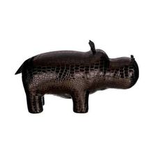 Мебельимпекс Пуф Leset Бегемот МИНИ   темно-коричневый крокодил ID - 310503