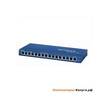 Коммутатор NETGEAR  FS116GE  16-портовый FE коммутатор с внешним блоком питания