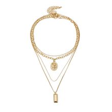 Многослойное колье "Роза" (арт. 81346-2)