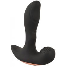 Черный вибромассажер простаты Remote Controlled Prostate Plug with 2 Functions - 13,6 см. (244829)