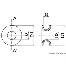 Osculati Low-friction ring Ø 3 mm, 58.197.13