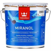 ТИККУРИЛА Миранол база А белая эмаль алкидная (2,7л)   TIKKURILA Miranol base A эмаль алкидная высокоглянцевая (2,7л)