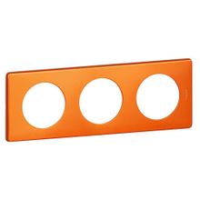 Legrand Рамка 3-постовая Legrand Celiane оранж пунктум 068763 ID - 103682