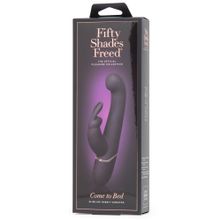 Fifty Shades of Grey Фиолетовый вибратор Come to Bed Rechargeable Slimline G-Spot Rabbit Vibrator - 22,2 см. (фиолетовый)