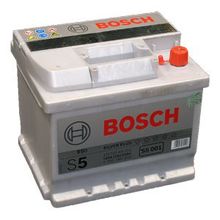 Аккумулятор автомобильный Bosch S5 001 6СТ-52 обр. (низкий) 206x175x175