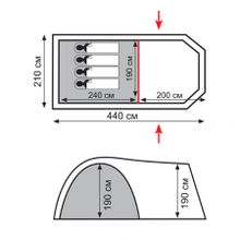 Палатка Totem Catawba 4 (V2) TTT-024