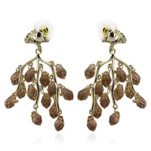 Серьги-гвоздики "Веточки" (арт. 81514-2)