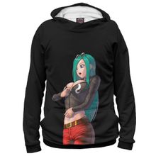 Худи Я-МАЙКА Девушка с зелеными волосами