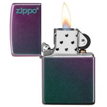 Зажигалка фиолетовая матовая Zippo Classic с покрытием Iridescent