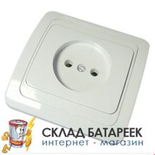 Розетка MAKEL MIMOZA 1 гн б з 12022 Белый BL1