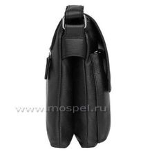 Lakestone™ Мужская кожаная сумка Shellmor Black