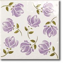 Tonalite Provenzale Decoro Bouquet Lilla 15x15 см