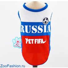Футболка для собак "Pet Fifa Russia" (25см )