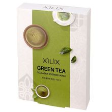 Набор масок для лица с коллагеном и экстрактом зеленого чая Xilix Green Tea Collagen Essence 10шт