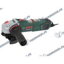Шлифовальная машина Bosch "PWS 1000-125" 06033A2620, угловая (1000Вт, 11500об. мин., d125мм) + кейс [127719]