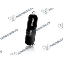 Накопитель USB flash 16ГБ Silicon Power "LuxMini 322" SP016GBUF2322V1K, черный (USB2.0) [89488]