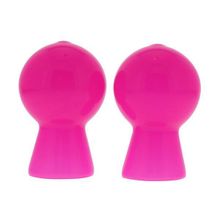 NMC Розовые вакуумные помпы для сосков NIPPLE SUCKER PAIR IN SHINY PINK (розовый)