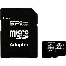 Карта памяти Silicon Power ELITE microSDXC 64GB