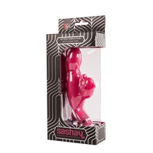 Dream Toys Вибратор со стимулятором клитора SASHAY VIBRATOR DOLPHIN - 17,5 см.