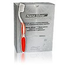 Набор антибактериальных зубных щеток с серебряной нитью Nano SilverPRO (оранжевая), 12шт