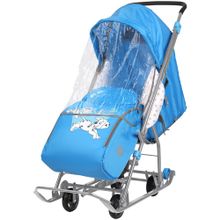 НИКА Санки коляска DISNEY BABY1 Далматинец голубой