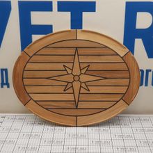 Eude Marine Столешница тиковая Eude Marine Nautic Star TE4560 600 x 440 мм элипс