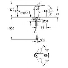 Смеситель Grohe Eurosmart Cosmopolitan 32840000 для биде