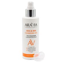 Гель очищающий с АНА и ВНА кислотами Aravia Laboratories AHA&BHA Cleansing Gel 150мл